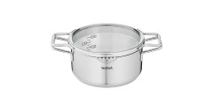 Tefal Tefal Kochtopf Nordica, O 20cm edelstahl, mit Glas-Siebdeckel edelstahl Кастрюля Tefal Nordica, O 20см, нержавеющая сталь, со стеклянной крышкой-ситом