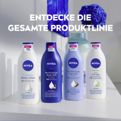 NIVEA Express Body Lotion, 400 ml, Нивеа Лосьон для тела, гиалуроновая кислота и морские минералы, 72ч увлажнение, быстрое впитывание, 400 мл