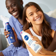 NIVEA Express Body Lotion, 400 ml, Нивеа Лосьон для тела, гиалуроновая кислота и морские минералы, 72ч увлажнение, быстрое впитывание, 400 мл