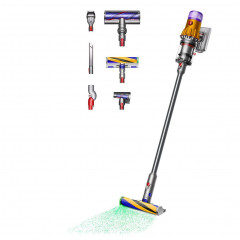 DYSON DYSON Akku-Hand-und Stielstaubsauger V12™ Detect Slim Absolute, 545 W, Beutellos, Berichtet die Daten in Echtzeit uber das LCD-Display Беспроводной ручной пылесос DYSON V12™ Detect Slim Absolute, 545 Вт, без мешка, сообщает данные в режиме реальног
