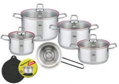 Elo Elo Topfset 5-tlg. EXCELLENT silber Набор горшков Эло, 5 штук. ОТЛИЧНЫЙ
