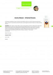 Krauterhaus Sanct Bernhardt Aroma Shower – Oriental Dreams, 250 мл