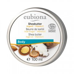 Eubiona Sheabutter Arganol &amp; Vitamin E 100ml  Масло ши арганол и витамин Е 100мл