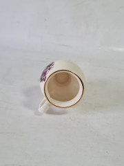 Чашки винтажные Carlsbad с видами Карловых Вар, фарфор, 2 шт., 6 x 6 см, Чехия, 1960-70гг.