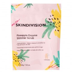 SkinDivision Ananas Enzym Schimmer Scrub  Ананасовый энзимный скраб для мерцания