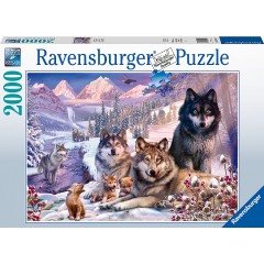 Ravensburger Puzzle Wolfe im Schnee Пазл Вульф в снегу