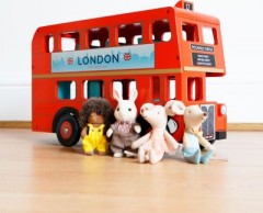 Le Toy Van London Bus aus Holz Лондонский деревянный автобус