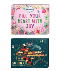 SET: BALEA Adventskalender 2025 Men + Women, НАБОР: BALEA Адвент-календарь 2025 для женщин + для мужчин, 24+24 бьюти сюрприза