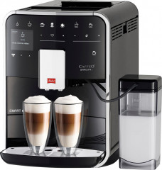 Melitta Melitta Kaffeevollautomat Barista T Smart F 83/0-102, schwarz, 4 Benutzerprofile18 Kaffeerezepte, nach italienischem Originalrezept Полностью автоматическая кофемашина Melitta Barista T Smart F 83/0-102, черная, 4 профиля пользователя, 18 рецепто