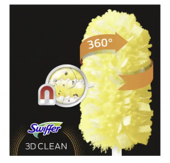 Swiffer 3D Staubmagnet 360 Tucher Nachfullpack, 5 St x 5 paks, Свиффер Сменные насадки 360 градусов против пыли для магнитной щетки, 5 штук x 5 упаковок