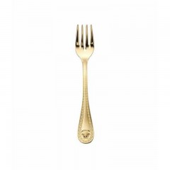 Rosenthal meets Versace Rosenthal Versace Medusa Besteck 14 gramm vergoldet - Feingold 999 Fischgabel 17,5 cm Столовые приборы Rosenthal Versace Medusa 14 грамм с позолотой - чистое золото 999 вилка для рыбы 17,5 см