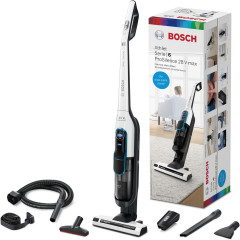 BOSCH BOSCH Akku-Stielstaubsauger Athlet BKH86SIL1, ProSilence 28V, beutellos, extra leise, inkl. Zubehor-Set, 60 Min. Laufzeit Беспроводной пылесос BOSCH Athlet BKH86SIL1, ProSilence 28 В, без мешка, очен тихий, включая набор аксессуаров, время работы 6