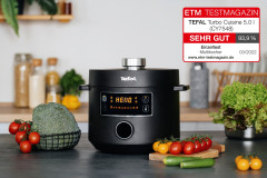 Tefal Tefal Multikocher CY7548 Turbo Cuisine, 1090 W, 5 l Schussel, elektrischer Schnellkochtopf, 10 automatische Programme, vielseitig Мультиварка Tefal CY7548 Turbo Cuisine, 1090 Вт, чаша 5 литров, электрическая скороварка, 10 автоматических программ,