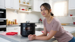 Tefal Tefal Multikocher CY7548 Turbo Cuisine, 1090 W, 5 l Schussel, elektrischer Schnellkochtopf, 10 automatische Programme, vielseitig Мультиварка Tefal CY7548 Turbo Cuisine, 1090 Вт, чаша 5 литров, электрическая скороварка, 10 автоматических программ,