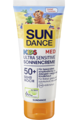 SUNDANCE Sonnencreme Солнцезащитный крем KIDS MED Ultra Sensitiv LSF 50+, 100 мл