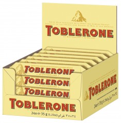 Toblerone (Тоблерон) Milchschokolade Einzelportionen Коробка 24 шт. x 35 г