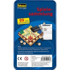 Asmodee Spielesammlung 99 Spiele Tinbox Сборник игр 99 игр Tinbox