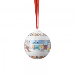 Hutschenreuther Hutschenreuther Jahresartikel Weihnachten 2022 Porzellankugel  'Weihnachtsabend' h: 6 cm Ежегодная статья Hutschenreuther Рождество 2022 Фарфоровый шар &quot;Сочельник&quot; высота: 6 см