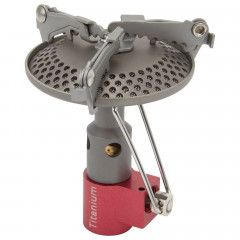 Go System Go System Gaskocher FlyTi Stove Mini Titan Camping Gas Kocher, Trekking Outdoor Faltbar 3kW Газовая плита Go System FlyTi Stove Мини-титановая газовая плита для кемпинга, складная для треккинга на открытом воздухе, 3 кВт