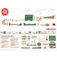 DJECO Zig Go 5644- 48 Teile Zig Go 5644