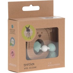 Lassig Greifling und Beissring mit Silikonkette Игрушка-клатч и зубное кольцо с силиконовой цепочкой