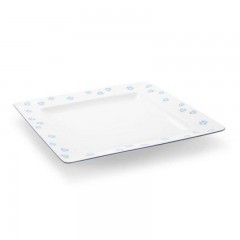 Friesland Friesland Jeverland Strand-Bluten Speiseteller eckig 26x26 cm Friesland Jeverland Beach Blossoms Квадратная тарелка 26x26 см