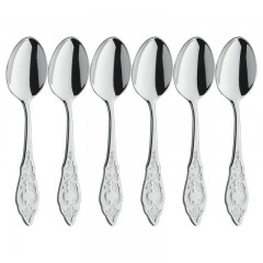 Zwilling Zwilling Ostfriesen Edelstahl 18/10 Kaffeeloffel Set 6-tlg. 138 mm Набор кофейных ложек Zwilling Ostfriesen из нержавеющей стали 18/10, 6 предм. 138мм