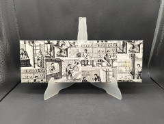 Набор декоративных тарелок винтажных Furstenberg &quot;Немецкие города&quot;, в заводской упаковке, фарфор, 6 шт., 9.5 см, Германия, 1970-80гг.