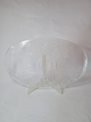 Studio Nova Sun Valley Стеклянное овальное блюдо "Деревья", 43 x 27 см, Германия, 1960-70гг.