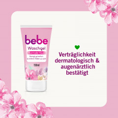 bebe Waschgel, 150 ml, bebe гель для умывания с экстрактом абрикоса и пантенолом, 150 мл