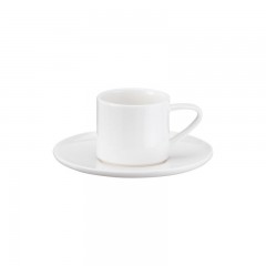 ASA SELECTION ASA A Table Weiss Espressotasse mit Untertasse - stapelbar 0,06 L Чашка для эспрессо ASA A Table Weiss с блюдцем, штабелируемая, 0,06 л