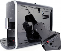 Melitta Melitta Kaffeevollautomat Barista TS Smart F850-102, schwarz, 21 Kaffeerezepte 8 Benutzerprofile, 2-Kammer Bohnenbehalter Полностью автоматическая кофемашина Melitta Barista TS Smart F850-102, черный, 21 рецепт кофе, 8 пользовательских профилей,