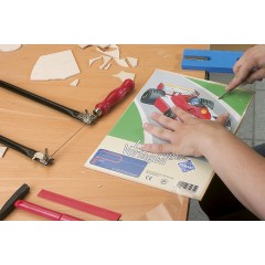 Pebaro Laubsagevorlage Motorrad Шаблон лепнины мотоцикла