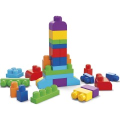 Mattel Mega Bloks Bausteine-Beutel bunt (60 Teile) Мешок для строительных блоков Mega Bloks цветной (60 шт.)
