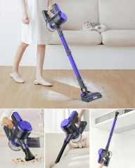 EICOBOT EICOBOT Akku-Hand-und Stielstaubsauger Ideal fur Hartboden, Teppiche, Tierhaare, 150,00 W, beutellos, Drahtloser A10 Staubsauger: 6-in-1 20Kpa Saugkraft, 30 Min. Laufzeit  Беспроводной ручной и стержневой пылесос EICOBOT, идеально подходящий для т