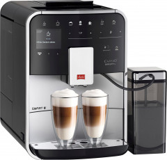 Melitta Melitta Kaffeevollautomat Barista TS Smart F850-101, silber, 21 Kaffeerezepte 8 Benutzerprofile, 2-Kammer Bohnenbehalter Полностью автоматическая кофемашина Melitta Barista TS Smart F850-101, серебристый, 21 рецепт кофе, 8 пользовательских профи