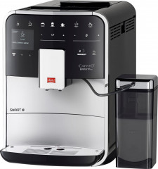 Melitta Melitta Kaffeevollautomat Barista TS Smart F850-101, silber, 21 Kaffeerezepte 8 Benutzerprofile, 2-Kammer Bohnenbehalter Полностью автоматическая кофемашина Melitta Barista TS Smart F850-101, серебристый, 21 рецепт кофе, 8 пользовательских профи
