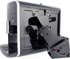 Melitta Melitta Kaffeevollautomat Barista TS Smart F850-101, silber, 21 Kaffeerezepte 8 Benutzerprofile, 2-Kammer Bohnenbehalter Полностью автоматическая кофемашина Melitta Barista TS Smart F850-101, серебристый, 21 рецепт кофе, 8 пользовательских профи