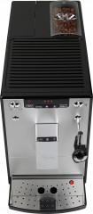 Melitta Melitta Kaffeevollautomat Solo Perfect Milk E957-203, silber/schwarz, Cafe cremeEspresso per One Touch, Milchschheisse Milch per Drehregler Полностью автоматическая кофемашина Melitta Solo Perfect Milk E957-203, серебристый/черный, кофе-крем-эсп