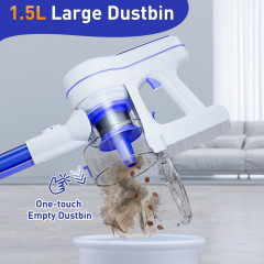 EICOBOT EICOBOT Akku-Hand-und Stielstaubsauger Ideal fur Hartboden, Teppiche, Tierhaare, beutellos, Kabelloser 23000Pa Akku-Staubsauger: Leistungsstark, leicht, flexibel  Беспроводной ручной и стержневой пылесос EICOBOT, идеально подходящий для твердых по