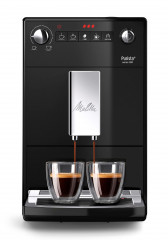 Melitta Melitta Kaffeevollautomat Purista F230-102, schwarz, Lieblingskaffee-Funktion, kompakt extra leise Полностью автоматическая кофемашина Melitta Purista F230-102, черная, функция любимого кофе, компактная, очень тихая