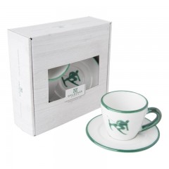 Gmundner Keramik Gmundner Keramik Toni Grun Espresso for you Set 2-tlg. Набор Gmundner ceramics Toni green espresso for you 2 шт.