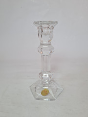 Подсвечник винтажный стеклянный Salco, 18,5x9см, Германия, 1960-70гг.