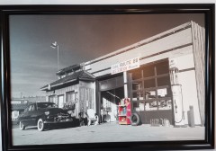 IKEA Painting, Икеа Фото картина "Route 66" в черной рамке, фотограф Бруно Пероусое, 65х45х2,5см, Дания 2005-2006гг.