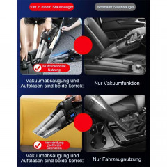 MOUTEN MOUTEN Nass-Trocken-Akkusauger Kabelloser, wiederaufladbarer tragbarer Handstaubsauger mit 9000 PA, Geeignet fur Autos, Wohnungen und Buros Беспроводной пылесос MOUTEN для влажной и сухой уборки Беспроводной перезаряжаемый портативный ручной пылес