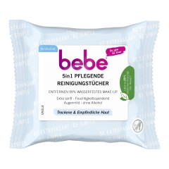 bebe 5in1 Pflegende Reinigungstucher Reisegrosse Ухаживающие чистящие салфетки 5 в 1, дорожный размер