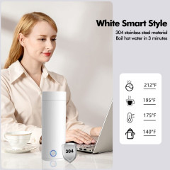 Sintech Sintech Reise-Wasserkocher Elektrischer Wasserkocher 400ML, tragbarer Reise-Tee-Wasserkocher, geeignet fur die Zubereitung von Tee, Kaffee, Babymilch auf Reisen  Sintech Travel Kettle Электрический чайник 400 мл, портативный дорожный чайник, подхо