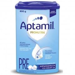 Aptamil Anfangsmilch Pre Pronutra von Geburt an Начальное молоко Pre Pronutra с рождения 800г