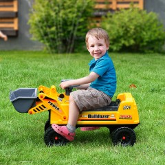HOMCOM Kinder Bulldozer mit Stauraum Детский бульдозер с местом для хранения