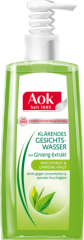 AoK Очищающее средство вода для лица с экстрактом женшеня, 200 мл